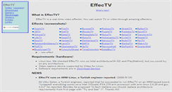 Desktop Screenshot of effectv.com